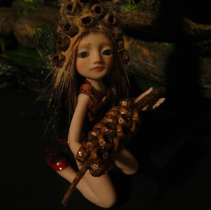 Ooak Pixie Ranien and magic Seeds